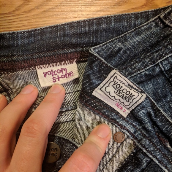 Volcom Jean Capri Frayed Demin Skateboarding - Picture 4 of 4